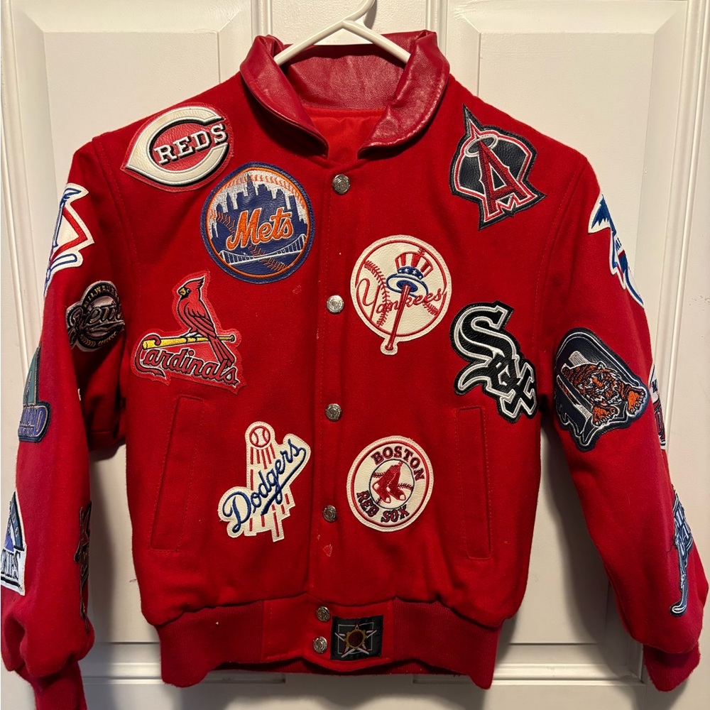 MLB Official Reversible Youth Jacket - Very Good Condition Size 16-18